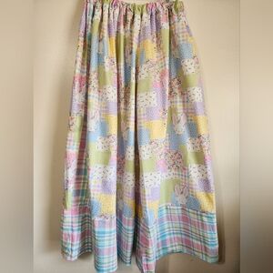 Pastel Patchwork Wide Leg Pants